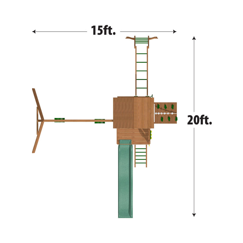 Creative Playthings Charlotte Swing Set & Reviews Wayfair